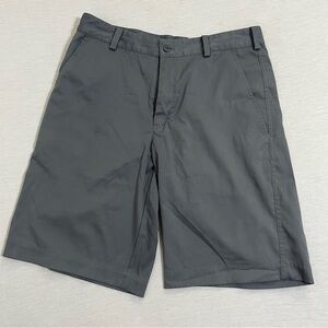 Nike Gray Flat Front Golf Shorts